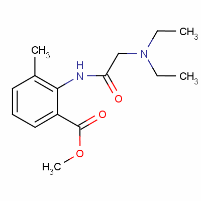 托利卡因結(jié)構(gòu)式_3686-58-6結(jié)構(gòu)式