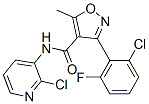 3-(2-氯-6-氟苯基)-n-(2-氯-3-吡啶)-5-甲基-4-異噁唑羧酰胺結(jié)構(gòu)式_368869-90-3結(jié)構(gòu)式