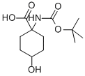 N-boc-amino-(4-hydroxycyclohexyl)carboxylic acidStructure,369403-08-7Structure N-boc-amino-(4-hydroxycyclohexyl)carboxylic acid Structure,369403-08-7Structure