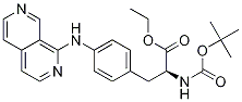 (S)-3-(4-(2,7-萘啶-1-基氨基)苯基)-2-(叔丁氧基羰基氨基)丙酸乙酯結(jié)構(gòu)式_369648-62-4結(jié)構(gòu)式
