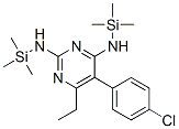 5-(4-氯苯基)-6-乙基-N,N-雙(三甲基甲硅烷基)-2,4-嘧啶二胺結(jié)構(gòu)式_36972-89-1結(jié)構(gòu)式