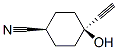 Cyclohexanecarbonitrile,4-ethynyl-4-hydroxy-,cis-(9ci)Structure,370147-90-3Structure Cyclohexanecarbonitrile,4-ethynyl-4-hydroxy-,cis-(9ci) Structure,370147-90-3Structure