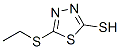 2-乙基硫代-1,3,4-噻二唑-5-硫醇結(jié)構(gòu)式_37147-15-2結(jié)構(gòu)式