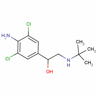 ClenbuterolStructure,37148-27-9Structure Clenbuterol Structure,37148-27-9Structure