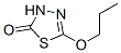 1,3,4-Thiadiazol-2(3h)-one, 5-propoxy-Structure,37158-82-0Structure 1,3,4-Thiadiazol-2(3h)-one, 5-propoxy- Structure,37158-82-0Structure