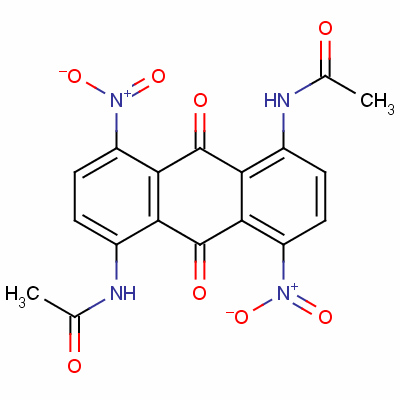 N,n’-(9,10-dihydro-4,8-dinitro-9,10-dioxo-1,5-anthracenediyl)bisacetamideStructure,37686-98-9Structure N,n’-(9,10-dihydro-4,8-dinitro-9,10-dioxo-1,5-anthracenediyl)bisacetamide Structure,37686-98-9Structure