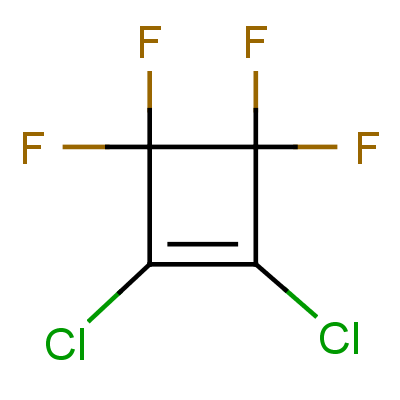 1,2-Dichlorotetrafluorocyclobut-1-eneStructure,377-93-5Structure 1,2-Dichlorotetrafluorocyclobut-1-ene Structure,377-93-5Structure