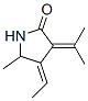 (4Z)-4-ethylidene-3-isopropylidene-5-methyl-2-pyrrolidinoneStructure,37817-28-0Structure (4Z)-4-ethylidene-3-isopropylidene-5-methyl-2-pyrrolidinone Structure,37817-28-0Structure