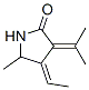 2-Pyrrolidinone,4-ethylidene-5-methyl-3-(1-methylethylidene)-,(e)-(9ci)Structure,37817-45-1Structure 2-Pyrrolidinone,4-ethylidene-5-methyl-3-(1-methylethylidene)-,(e)-(9ci) Structure,37817-45-1Structure