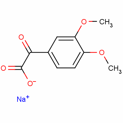 Sodium 3,4-dimethoxyphenylglyoxylateStructure,37891-88-6Structure Sodium 3,4-dimethoxyphenylglyoxylate Structure,37891-88-6Structure