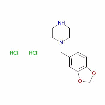 1-(1,3-Benzodioxol-5-ylmethyl)piperazine dihydrochlorideStructure,38063-96-6Structure 1-(1,3-Benzodioxol-5-ylmethyl)piperazine dihydrochloride Structure,38063-96-6Structure