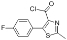 Rac-5-(4-氟苯基)-2-甲基-1,3-噻唑-4-羰酰氯結(jié)構(gòu)式_380899-53-6結(jié)構(gòu)式