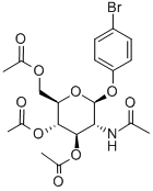 4-溴苯基2-乙酰氨基-3,4,6-三-o-乙酰基-2-脫氧-b-d-吡喃葡萄糖苷結(jié)構(gòu)式_38229-74-2結(jié)構(gòu)式