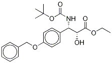 (alphaR,betaS)-beta-[[(1,1-二甲基乙氧基)羰基]氨基]-alpha-羥基-4-(苯基甲氧基)-苯丙酸乙酯結(jié)構(gòu)式_382596-26-1結(jié)構(gòu)式