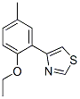 Thiazole, 4-(2-ethoxy-5-methylphenyl)- (9ci)Structure,383143-79-1Structure Thiazole, 4-(2-ethoxy-5-methylphenyl)- (9ci) Structure,383143-79-1Structure