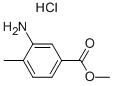 Benzoic acid,3-amino-4-methyl-,methyl ester,hydrochlorideStructure,383677-41-6Structure Benzoic acid,3-amino-4-methyl-,methyl ester,hydrochloride Structure,383677-41-6Structure