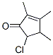 2-Cyclopenten-1-one, 5-chloro-2,3,4-trimethyl-Structure,38380-53-9Structure 2-Cyclopenten-1-one, 5-chloro-2,3,4-trimethyl- Structure,38380-53-9Structure