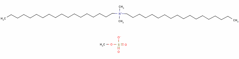 N,N-Dimethyl-N,N-Distearylammonium MethosulfateStructure,3843-16-1Structure N,N-Dimethyl-N,N-Distearylammonium Methosulfate Structure,3843-16-1Structure