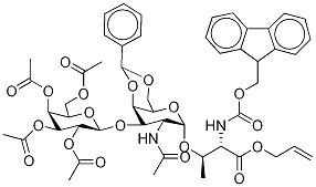 N-fmoc-4,6-benzylidene-2’3’4’6’-tetra-o-acetyl t epitope, threonyl allyl esterStructure,384346-85-4Structure N-fmoc-4,6-benzylidene-2’3’4’6’-tetra-o-acetyl t epitope, threonyl allyl ester Structure,384346-85-4Structure