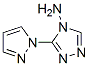 4H-1,2,4-triazol-4-amine, 3-(1h-pyrazol-1-yl)-(9ci)Structure,385377-16-2Structure 4H-1,2,4-triazol-4-amine, 3-(1h-pyrazol-1-yl)-(9ci) Structure,385377-16-2Structure