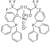 羰基雙(三氟乙酸基)雙(三苯基膦)釕(II)甲醇加合物結(jié)構(gòu)式_38596-61-1結(jié)構(gòu)式