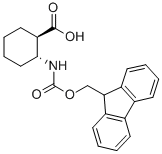 Fmoc-(±)-反式-2-氨基環(huán)己烷-1-羧酸結(jié)構(gòu)式_389057-34-5結(jié)構(gòu)式