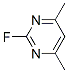 Pyrimidine, 2-fluoro-4,6-dimethyl- (9ci)Structure,38953-33-2Structure Pyrimidine, 2-fluoro-4,6-dimethyl- (9ci) Structure,38953-33-2Structure