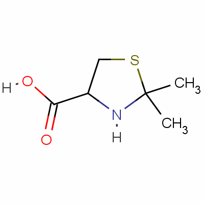 (R)-2,2-dimethyl 4-thiazolidinecarboxylic acid hydrochlorideStructure,38984-68-8Structure (R)-2,2-dimethyl 4-thiazolidinecarboxylic acid hydrochloride Structure,38984-68-8Structure