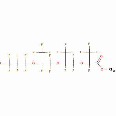 Perfluoro-2,5,8-trimethyl-3,6,9-trioxadodecanoicacid methyl esterStructure,39187-47-8Structure Perfluoro-2,5,8-trimethyl-3,6,9-trioxadodecanoicacid methyl ester Structure,39187-47-8Structure