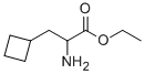 Cyclobutanepropanoic acid, α-amino-, ethyl esterStructure,394735-17-2Structure Cyclobutanepropanoic acid, α-amino-, ethyl ester Structure,394735-17-2Structure