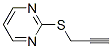 Pyrimidine, 2-(2-propynylthio)- (9ci)Structure,397330-61-9Structure Pyrimidine, 2-(2-propynylthio)- (9ci) Structure,397330-61-9Structure