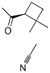 (1S,3s)-3-acetyl-2,2-dimethylcyclobutane acetonitrileStructure,39863-94-0Structure (1S,3s)-3-acetyl-2,2-dimethylcyclobutane acetonitrile Structure,39863-94-0Structure