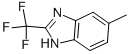(9ci)-5-甲基-2-(三氟甲基)-1H-苯并咪唑結(jié)構(gòu)式_399-77-9結(jié)構(gòu)式