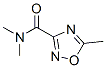 n,n,5-三甲基-1,2,4-噁二唑-3-羧酰胺結(jié)構(gòu)式_40019-05-4結(jié)構(gòu)式