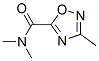 n,n,3-三甲基-1,2,4-噁二唑-5-羧酰胺結(jié)構(gòu)式_40019-56-5結(jié)構(gòu)式