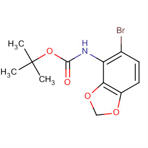 Tert-butyl (5-bromo-1,3-benzodioxol-4-yl)carbamate Structure,401811-77-6Structure