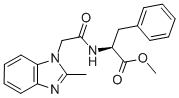2-(2-(2-甲基-1H-苯并[d]咪唑-1-基)乙酰氨基)-3-苯基丙酸-(S)-甲酯結構式_40332-25-0結構式
