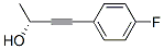 3-Butyn-2-ol,4-(4-fluorophenyl)-,(2r)-(9ci)Structure,405065-71-6Structure 3-Butyn-2-ol,4-(4-fluorophenyl)-,(2r)-(9ci) Structure,405065-71-6Structure