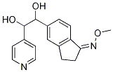 5-(1,2-二羥基-2-(吡啶-4-基)乙基)-2,3-二氫-1H-茚-1-酮o-甲基肟結(jié)構(gòu)式_405554-64-5結(jié)構(gòu)式