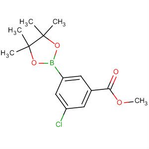 3-Chloro-5-methoxycarbonyl-phenyl-boronic acid pinacol esterStructure,408492-29-5Structure 3-Chloro-5-methoxycarbonyl-phenyl-boronic acid pinacol ester Structure,408492-29-5Structure