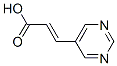 3-(5-嘧啶)-2-丙酸結(jié)構(gòu)式_40929-53-1結(jié)構(gòu)式