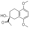 (R)-1-(2-羥基-5,8-二甲氧基-1,2,3,4-四氫萘-2-基)乙酮結(jié)構(gòu)式_41098-96-8結(jié)構(gòu)式