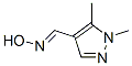 (9ci)-1,5-二甲基-,肟1H-吡唑-4-羧醛結(jié)構(gòu)式_412958-82-8結(jié)構(gòu)式