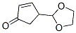 2-Cyclopenten-1-one, 4-(1,3-dioxolan-2-yl)-Structure,413621-83-7Structure 2-Cyclopenten-1-one, 4-(1,3-dioxolan-2-yl)- Structure,413621-83-7Structure