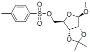 1-甲氧基-2,3-O-異亞丙基-5-O-對甲苯磺?；?beta-D-呋喃核糖苷結(jié)構(gòu)式_4137-56-8結(jié)構(gòu)式