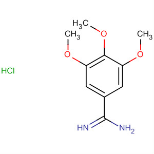 3,4,5-Trimethoxy-benzamidine hydrochlorideStructure,4156-59-6Structure 3,4,5-Trimethoxy-benzamidine hydrochloride Structure,4156-59-6Structure