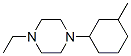 Piperazine, 1-ethyl-4-(3-methylcyclohexyl)-(9ci)Structure,415972-43-9Structure Piperazine, 1-ethyl-4-(3-methylcyclohexyl)-(9ci) Structure,415972-43-9Structure