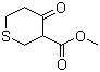 4-氧代-四氫-硫代吡喃-3-羧酸甲酯結(jié)構(gòu)式_4160-61-6結(jié)構(gòu)式