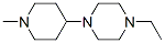 Piperazine, 1-ethyl-4-(1-methyl-4-piperidinyl)-(9ci)Structure,416867-23-7Structure Piperazine, 1-ethyl-4-(1-methyl-4-piperidinyl)-(9ci) Structure,416867-23-7Structure