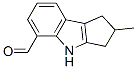(9ci)-1,2,3,4-四氫-2-甲基-環(huán)戊并[b]吲哚-5-羧醛結構式_420802-68-2結構式